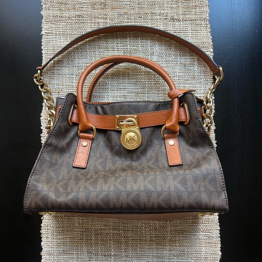 Michael Kors Brown Satchel Bag